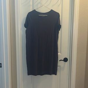 Navy blue large universal threads dress